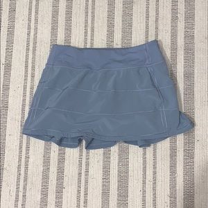Grey/blue pace rival skirt